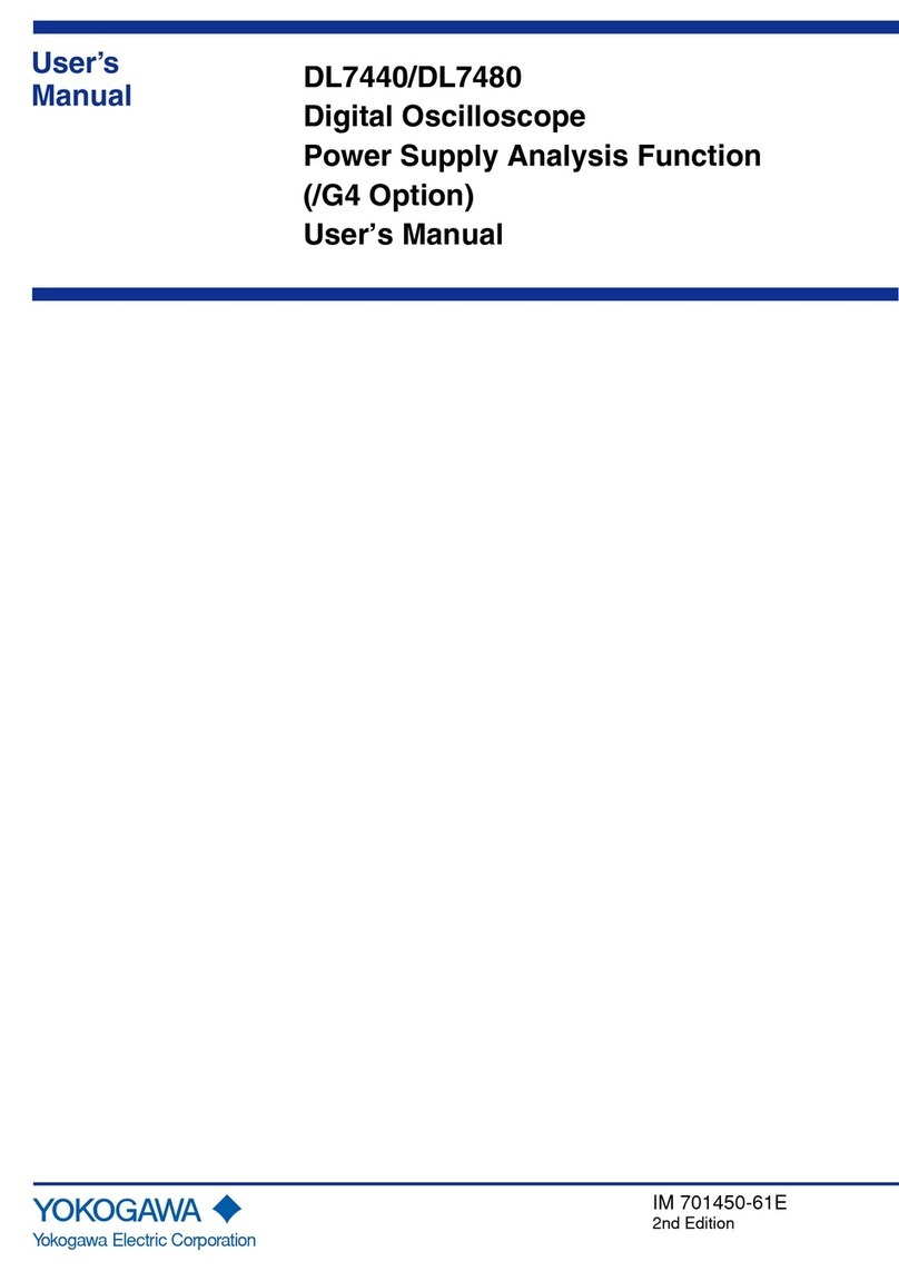 YOKOGAWA DL7440 User manual