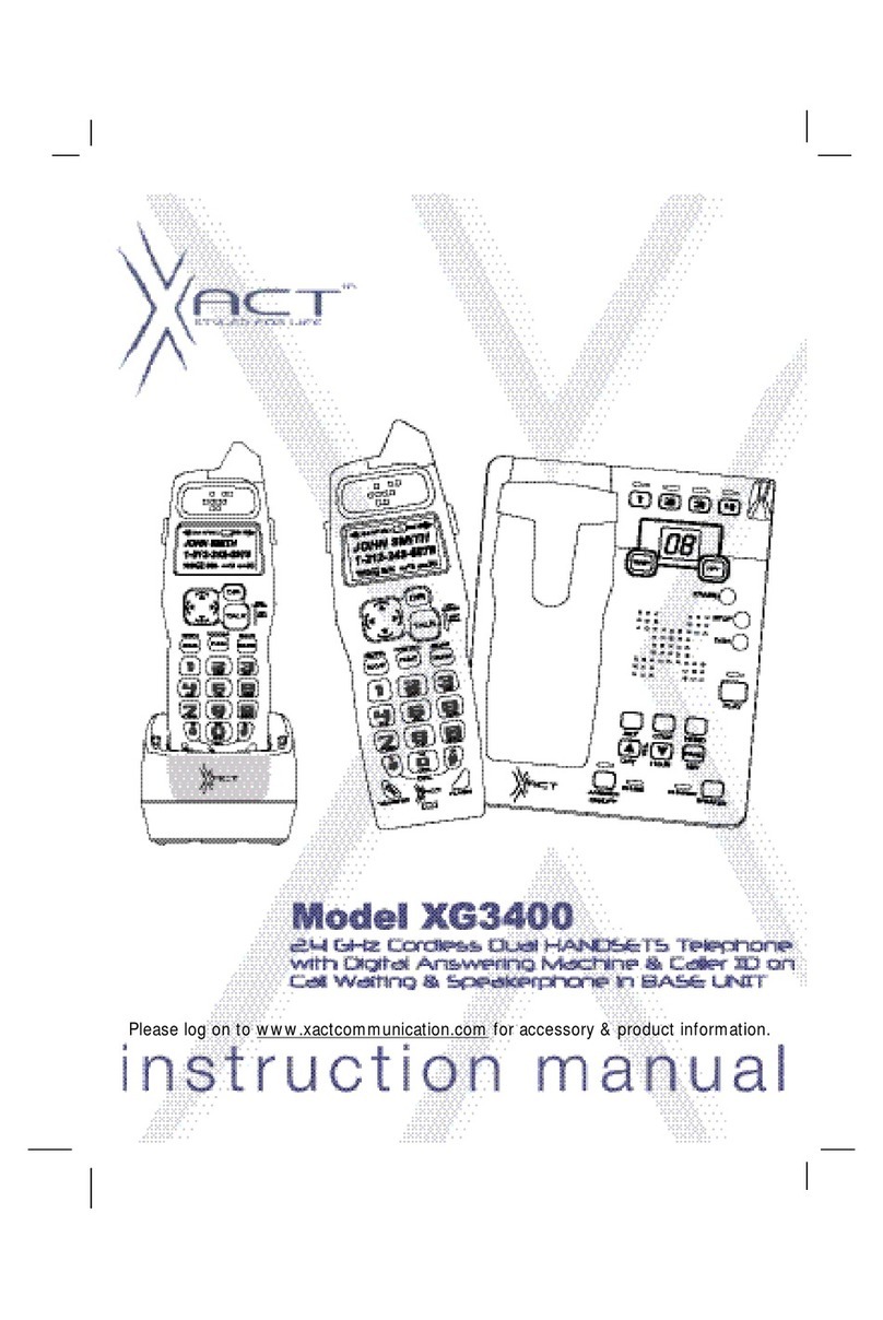 Xact XG3400 instruction manual