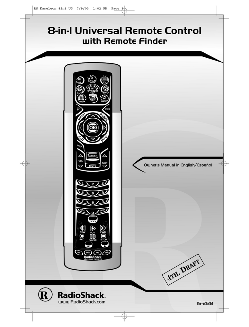 Radio Shack Kameleon owner's manual