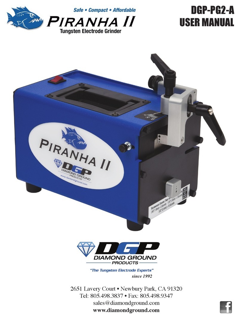 Diamond Ground Products PIRANHA II user manual