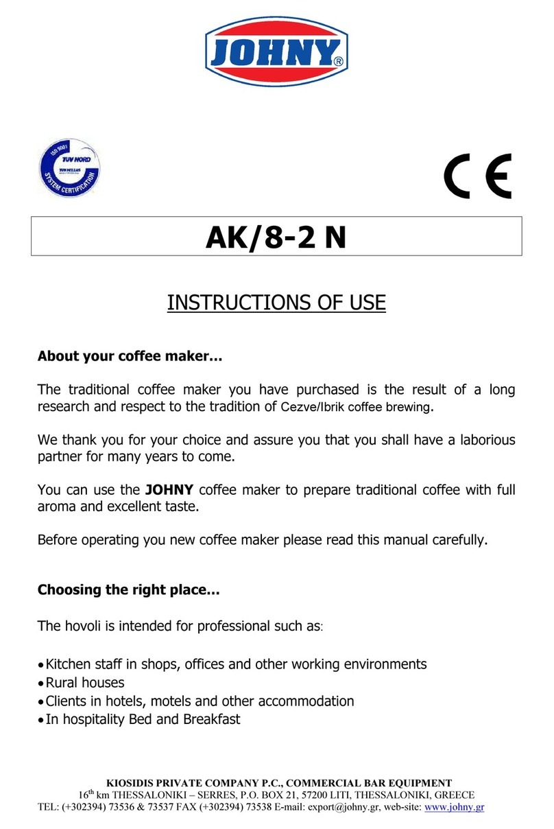 Johny AK/8-2 N Instruction Manual