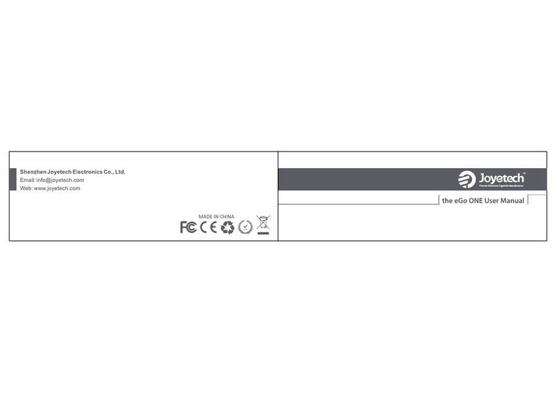 JOYTECH eGo ONE user manual