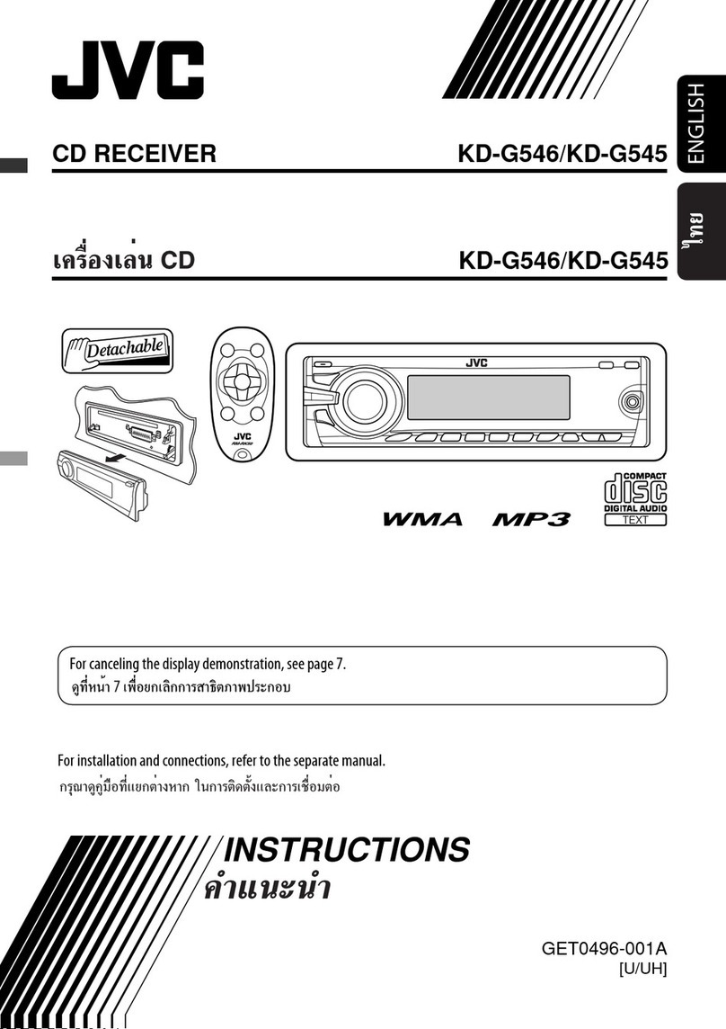 JVC KD-G545 User manual