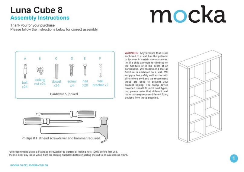 Mocka Luna Cube 8 User manual