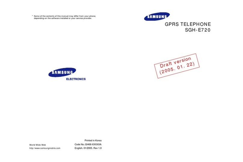 Samsung SGH-E720 manual