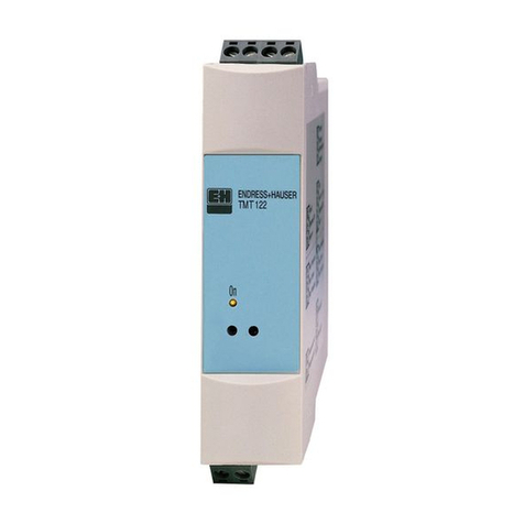 Endress+Hauser TMT122 operating instructions Endress+Hauser TMT122 operating instructions