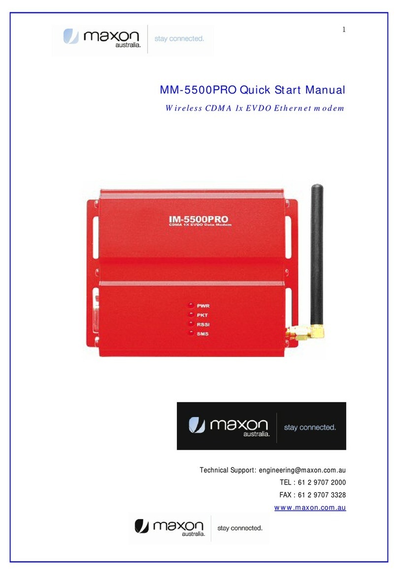 Maxon MM-5500PRO Instruction manual