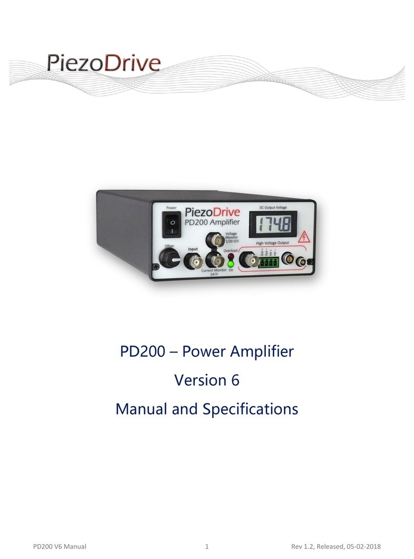 PiezoDrive PD200 manual