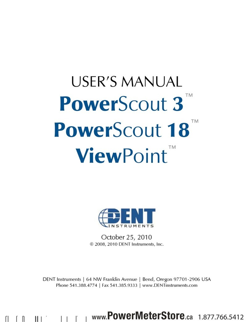 DENT Instruments PowerScout 3 User manual
