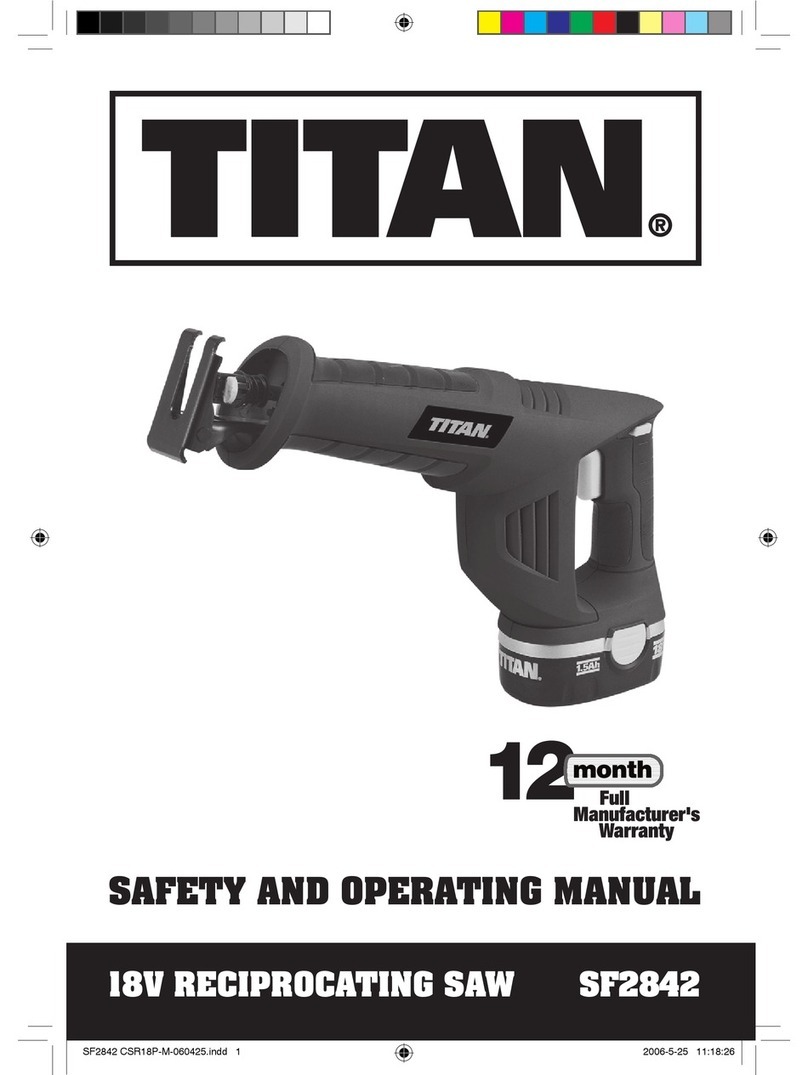 Titan SF2842 Safety and operating manual