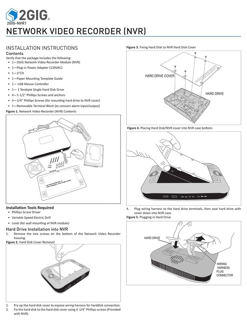 2gig Technologies 2GIG-NVR1 installation instructions