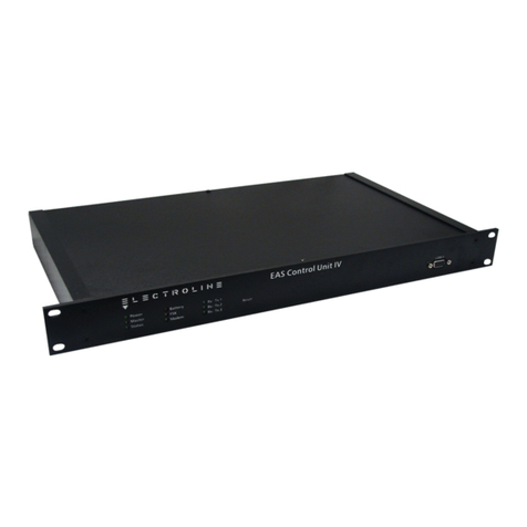 Electroline Control Unit IV Reference manual