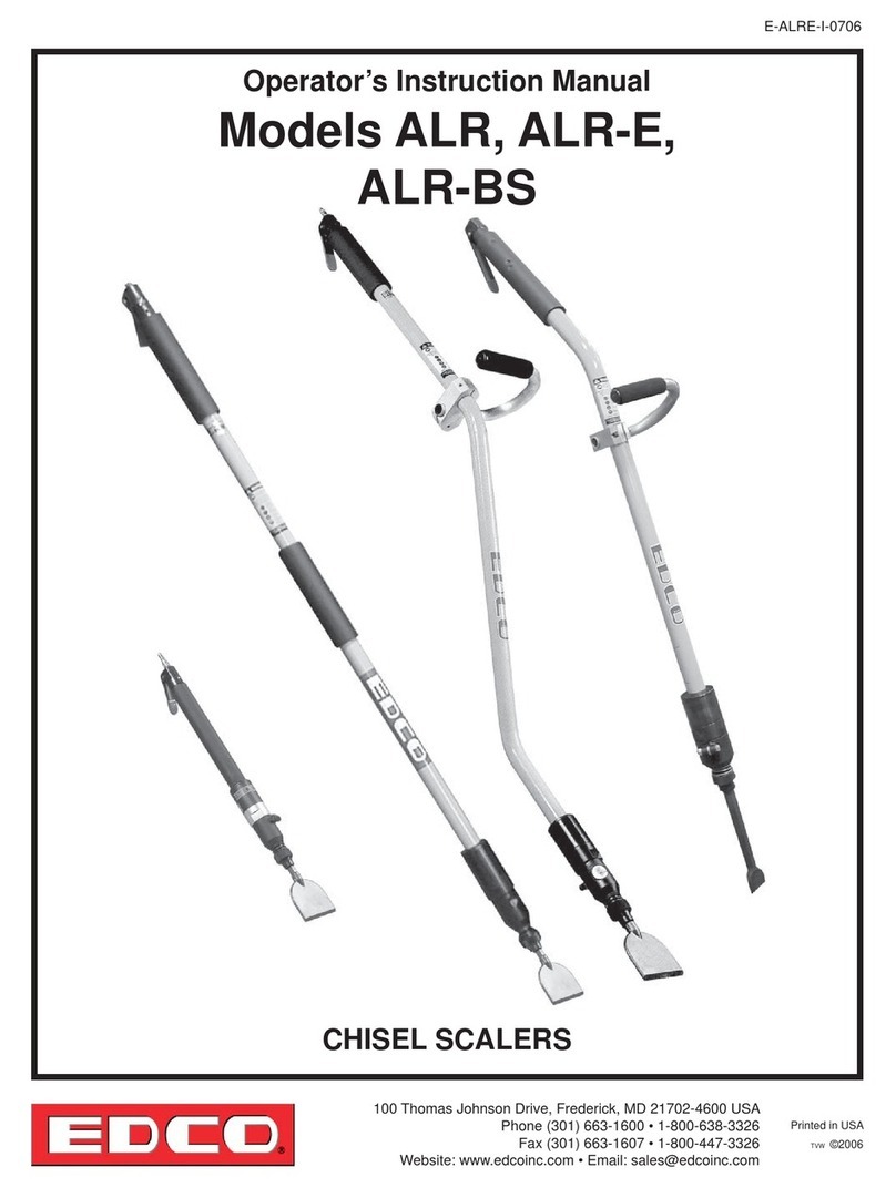 Edco ALR Operator's instruction manual