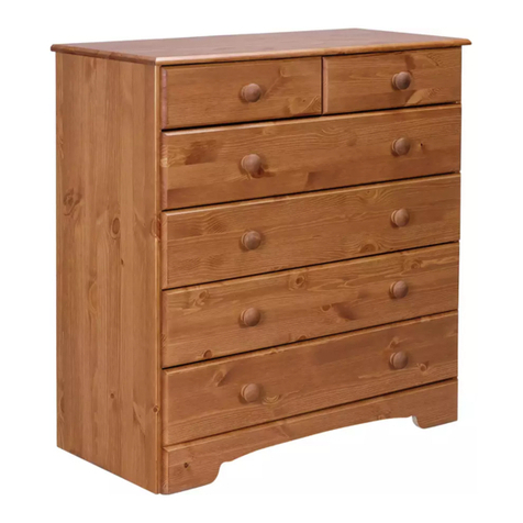 Argos Nordic 4x2 Drawer Chest Assembly instructions