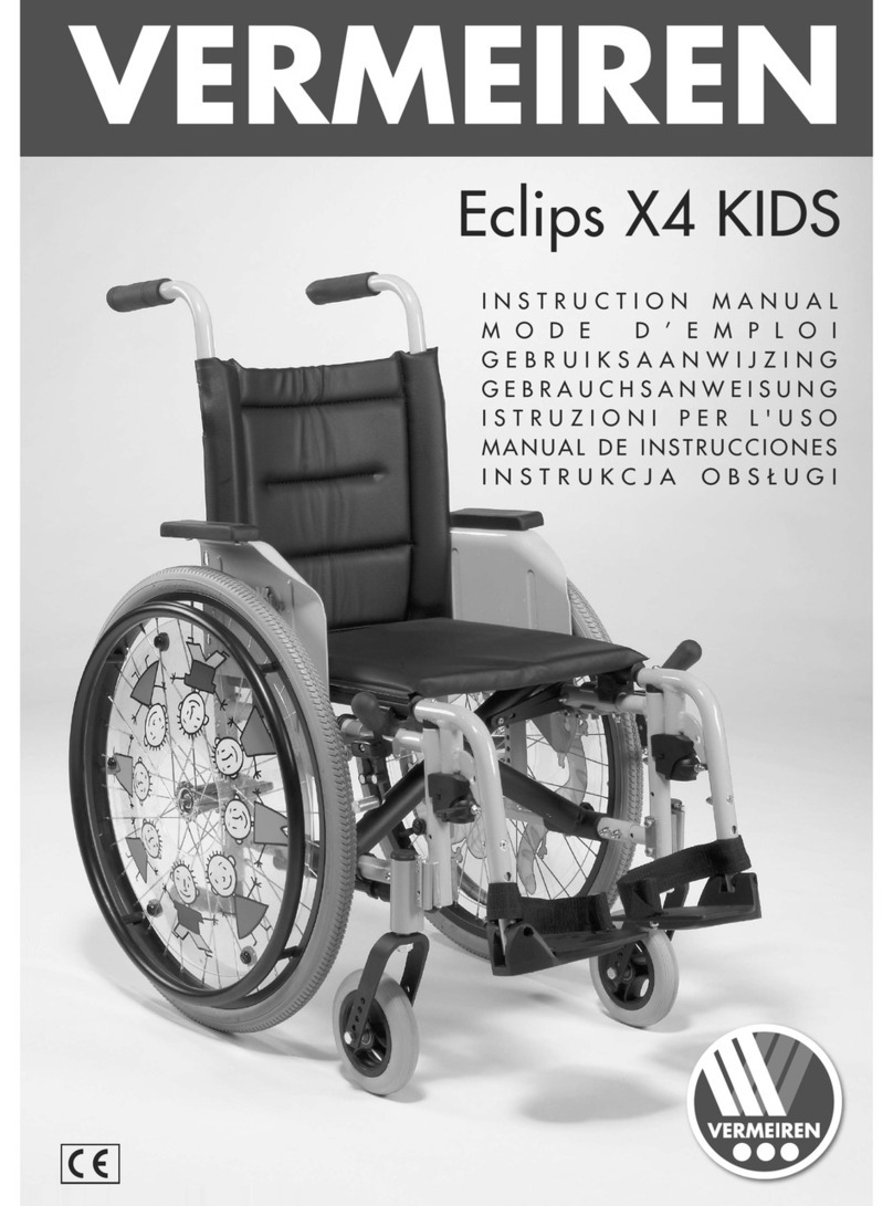 Vermeiren Eclips X4 kids instruction manual