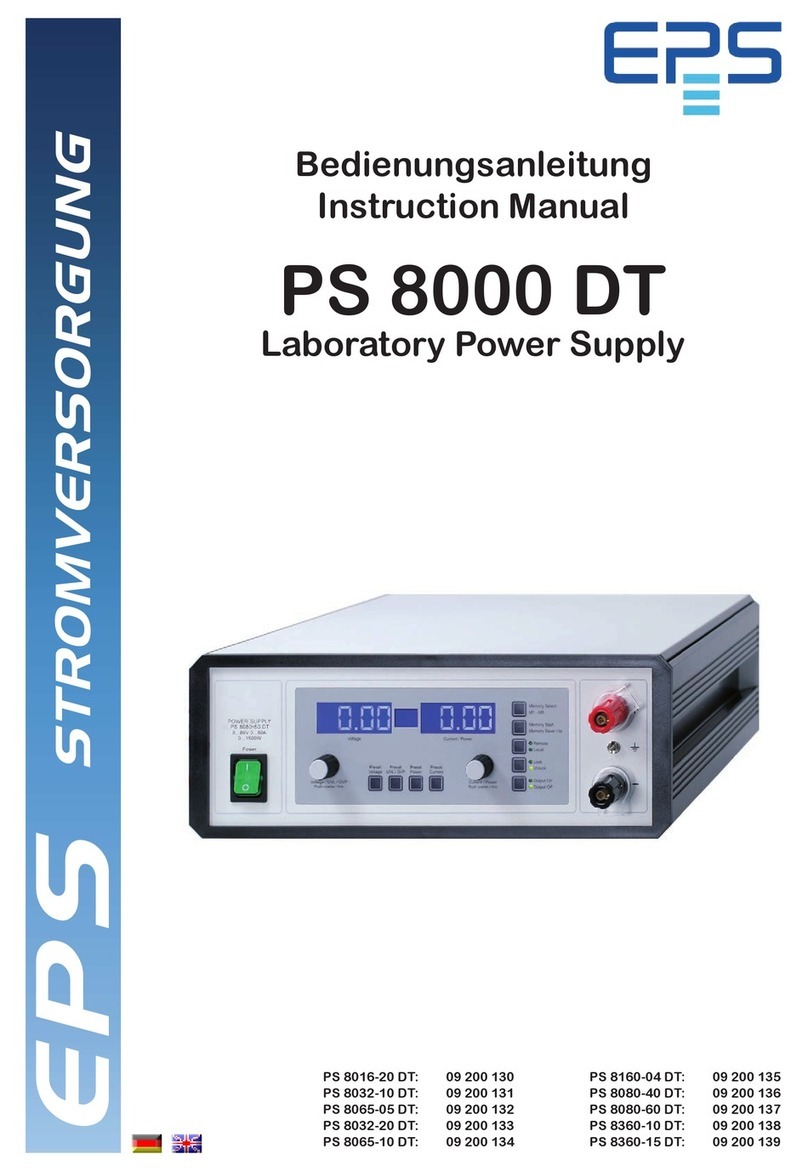 EPS PS 8016-20 DT User manual EPS PS 8016-20 DT User manual