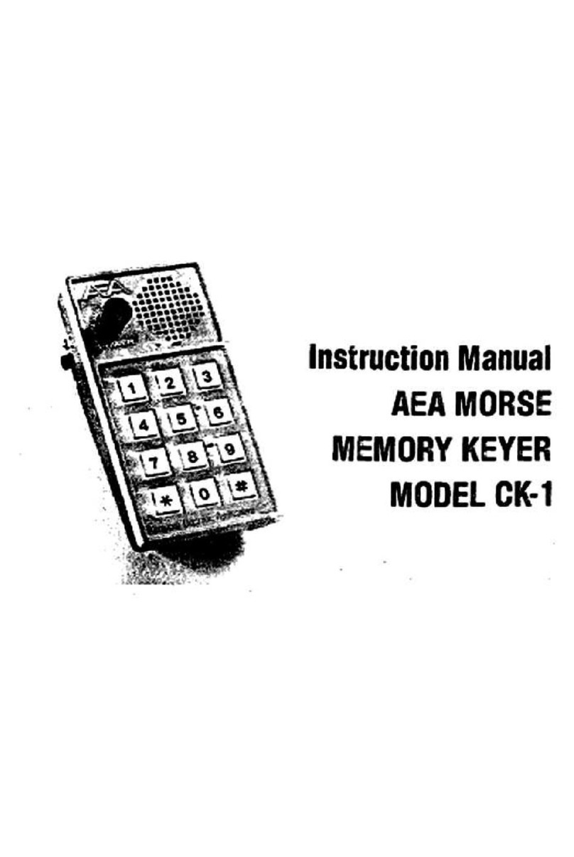 AEA CK-1 Instruction manuals