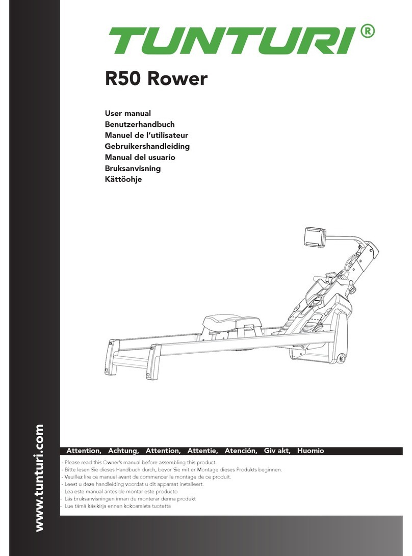 Tunturi Go BIKE R 50 User manual