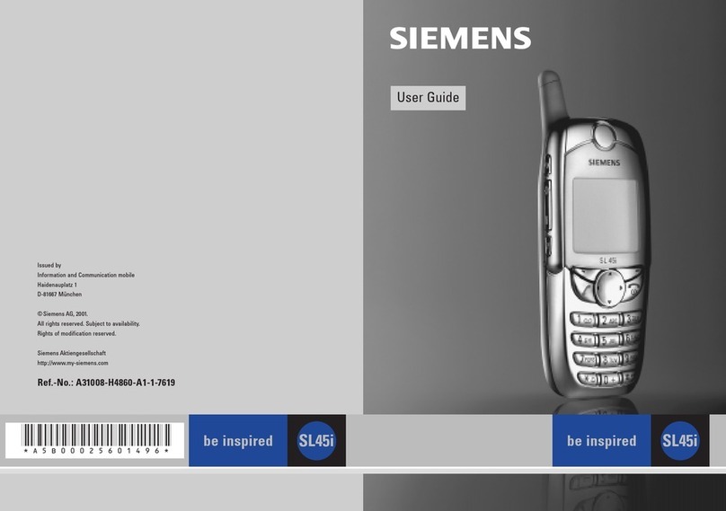 Siemens SL45i User manual Siemens SL45i User manual