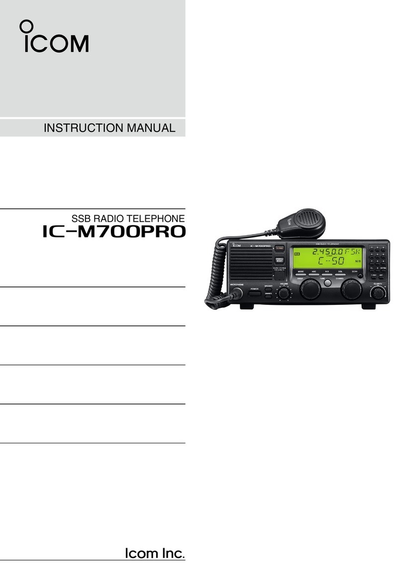 Icom IC-M700PRO instruction manual