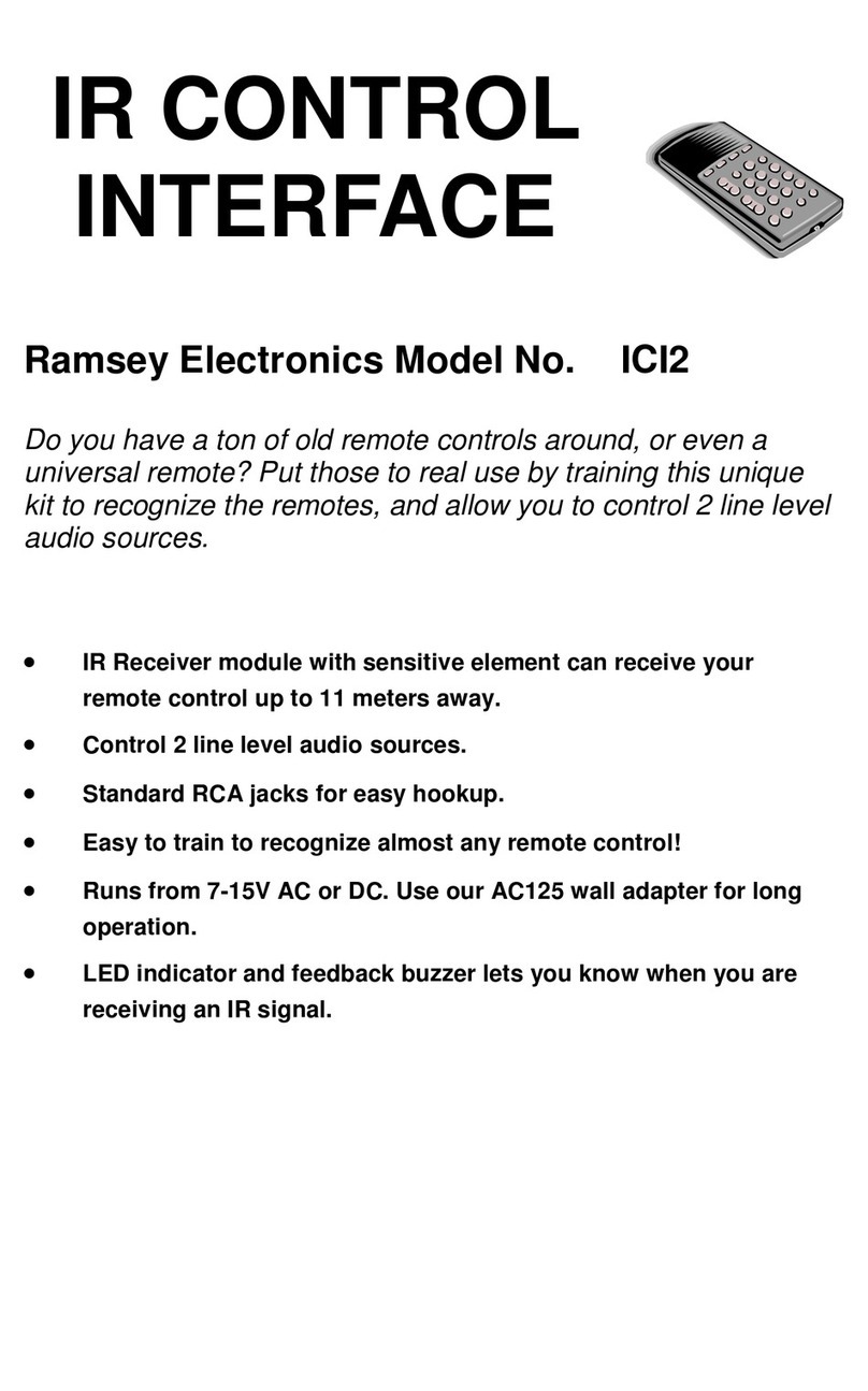Ramsey Electronics ICI2 instruction manual