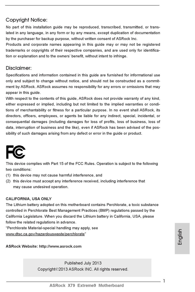 ASROCK X79 Extreme9 user manual