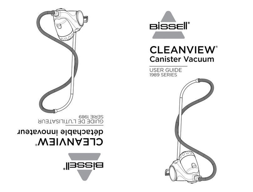 Bissell CLEANVIEW 1989 SERIES user guide