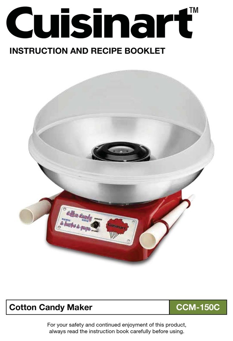 Cuisinart CCM-150C INSTRUCTION AND RECIPE BOOKLET