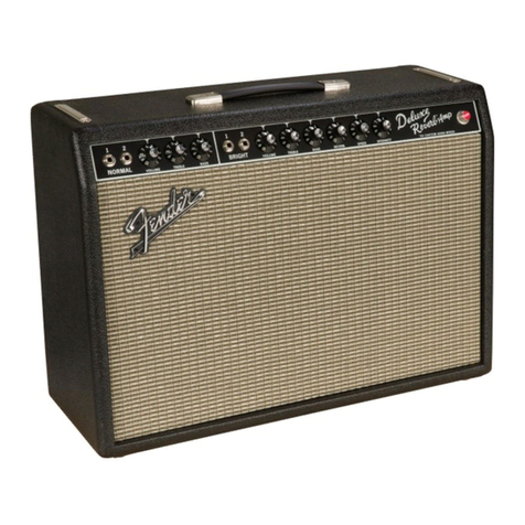 Fender '64 Custom Deluxe Reverb-Amp PR 4826 owner's manual