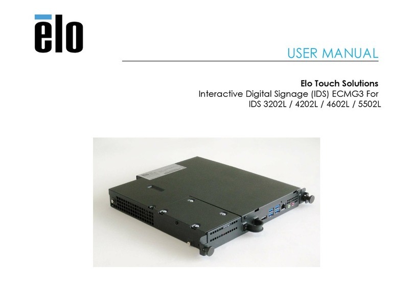 Elo TouchSystems 3202L User manual