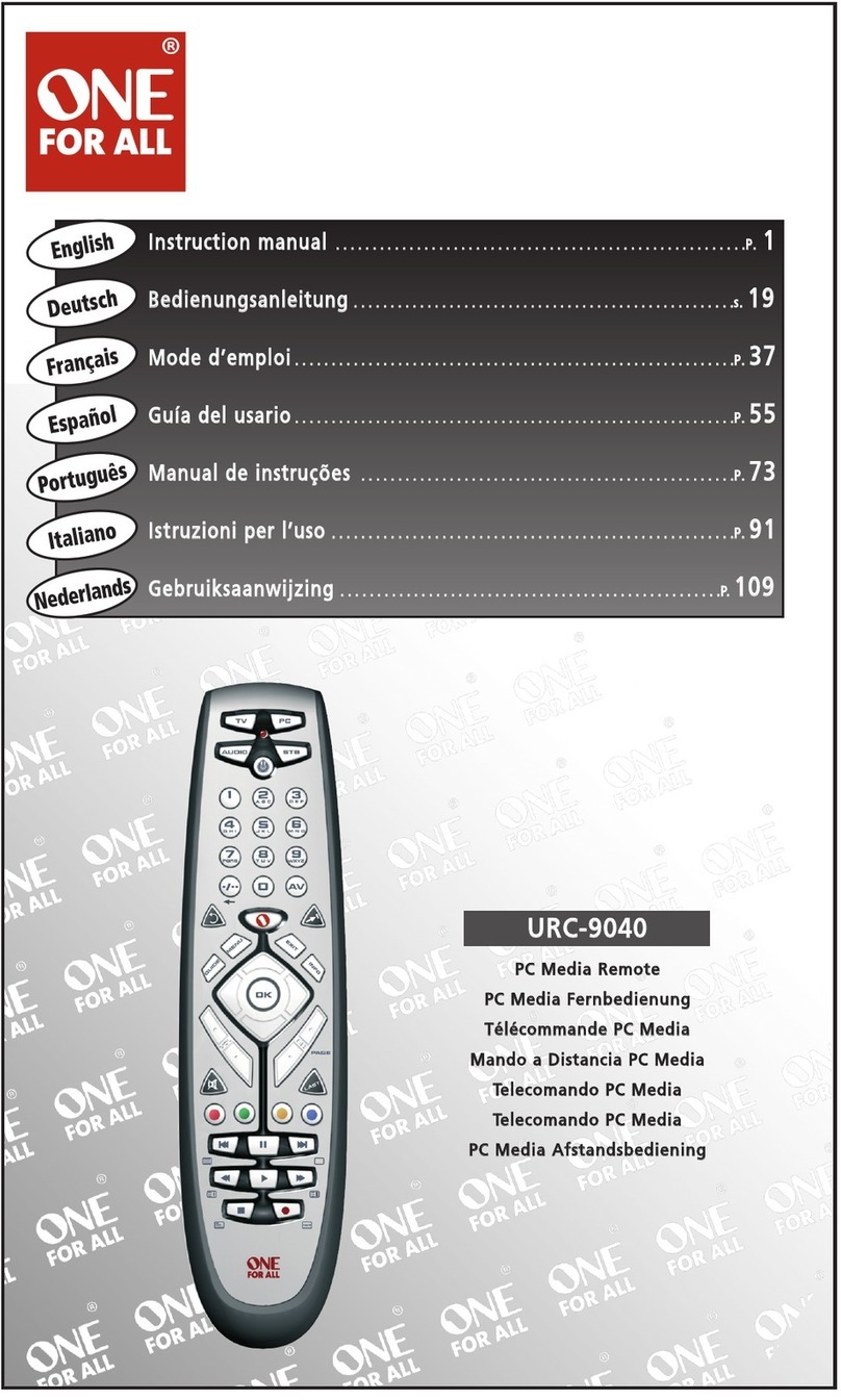 One Forall URC-9040 instruction manual