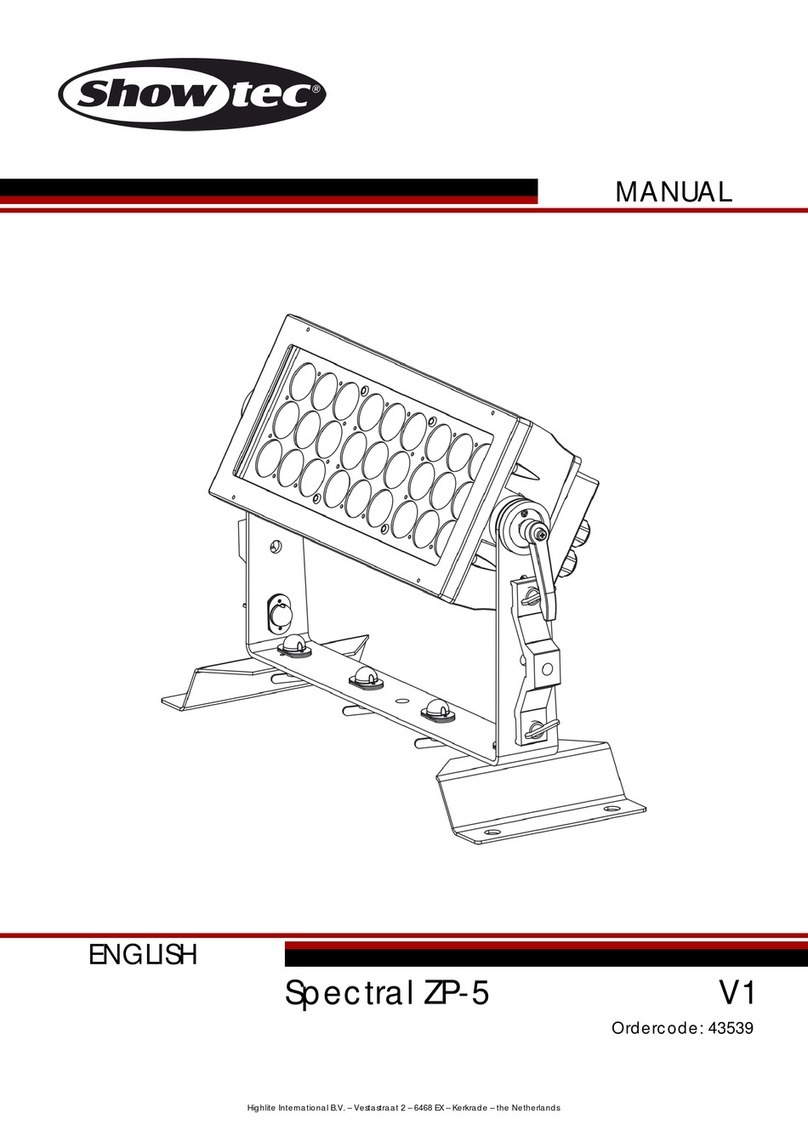 Show Tec Spectral ZP-5 User manual