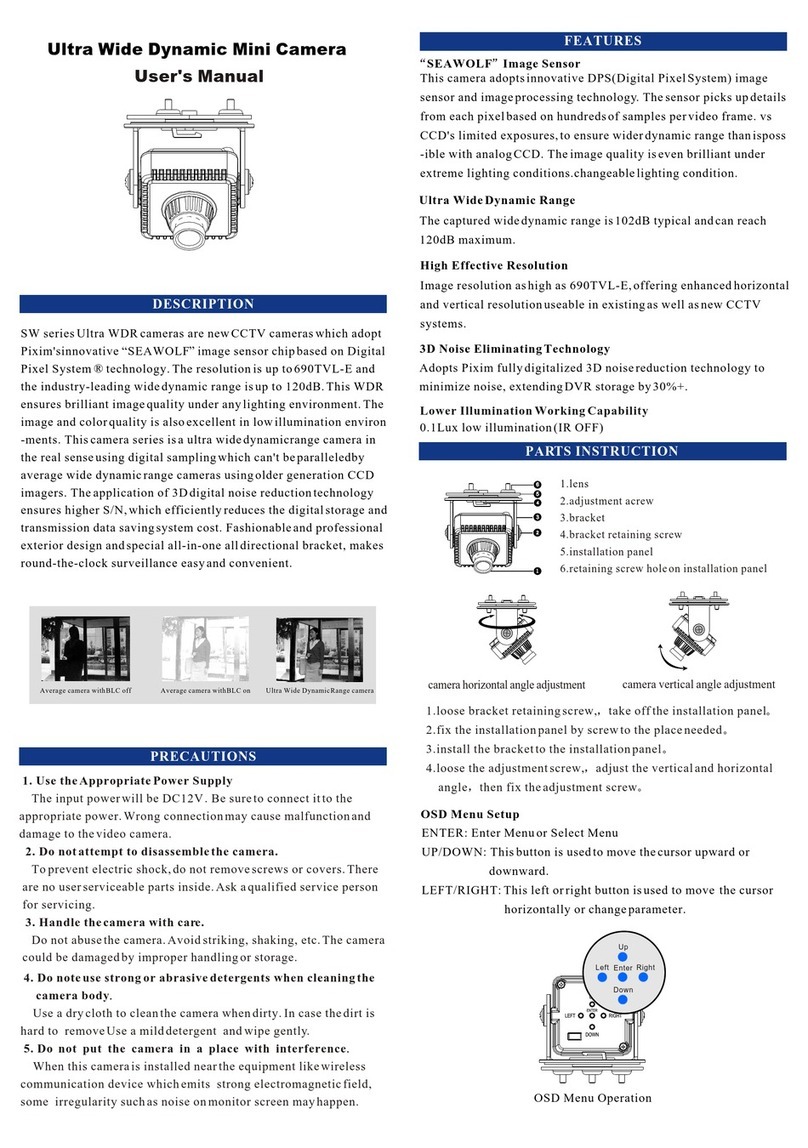 Pegasus CCTV PCCMINI-WDR28 user manual