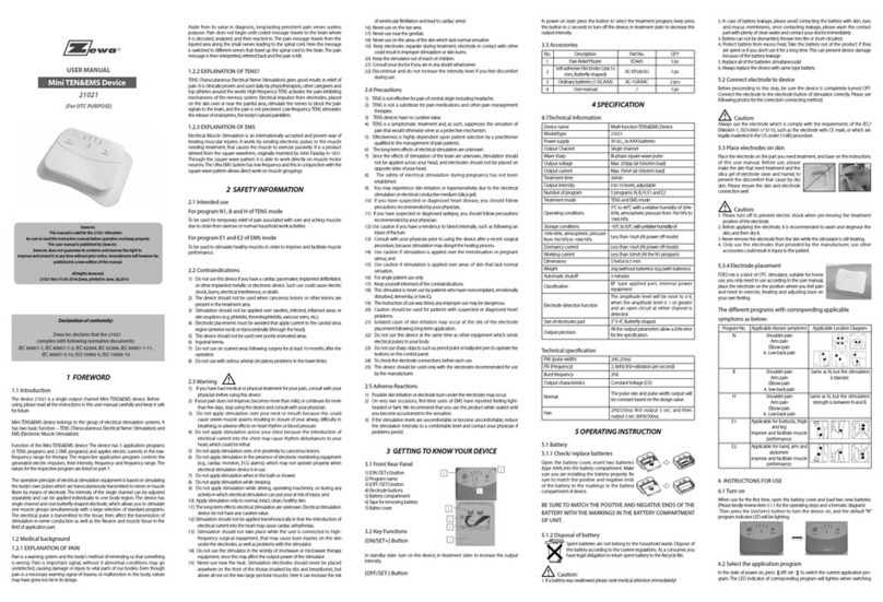 zewa 21021 user manual