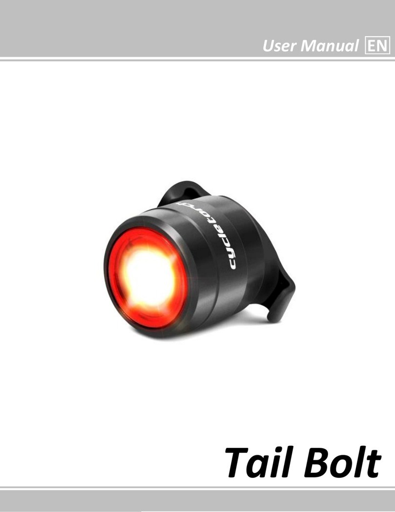 Cycle Torch Tail Bolt User manual