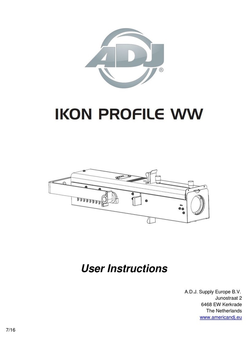 ADJ ikon profile ww User manual