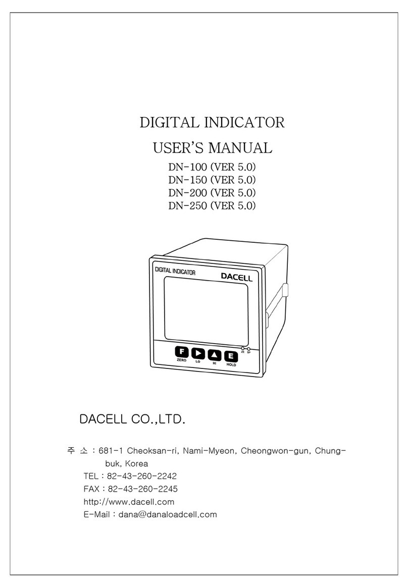 dacell DN-100 User manual