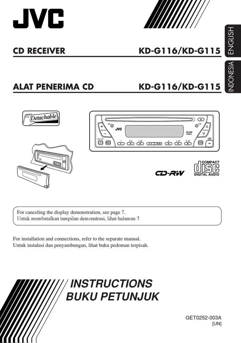 JVC KD-G116 instructions