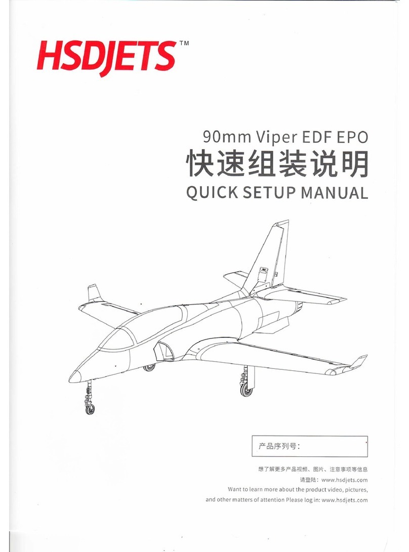 HSDJets 90mm Viper EDF EPO Specification sheet