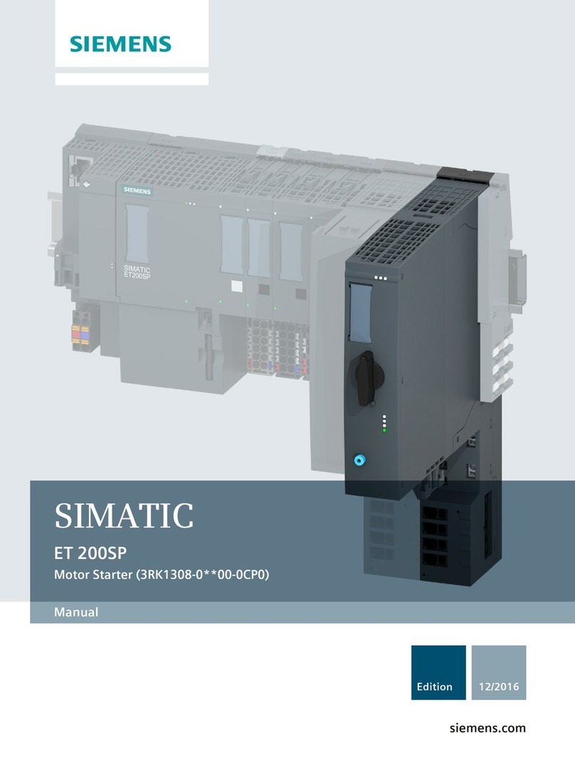 Siemens SIMATIC ET 200SP User manual Siemens SIMATIC ET 200SP User manual