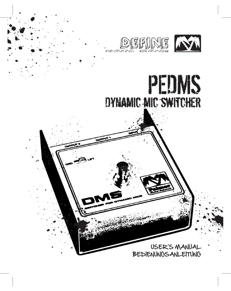 Palmer PEDMS Installation and operation manual