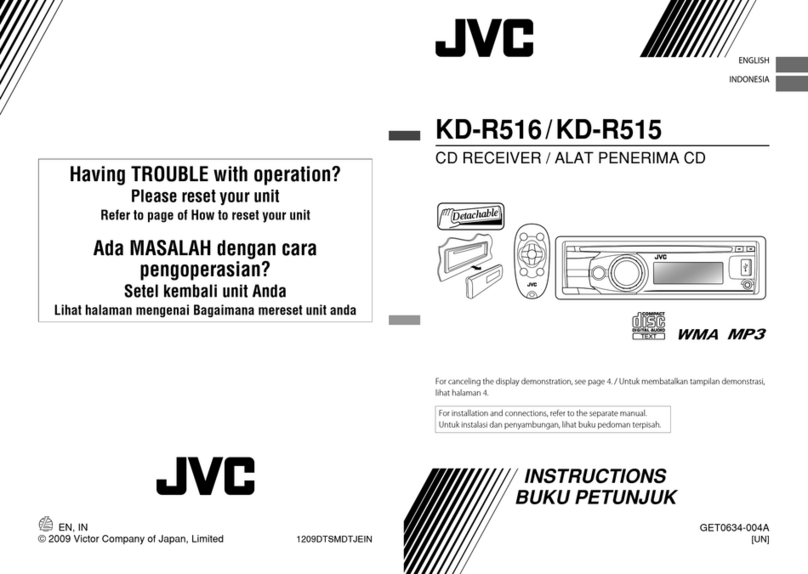 JVC KD-R516 User manual