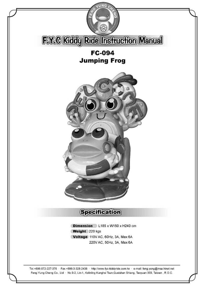 F.Y.C KIDDY RIDE Jumping Frog FC-094 instruction manual F.Y.C KIDDY RIDE Jumping Frog FC-094 instruction manual