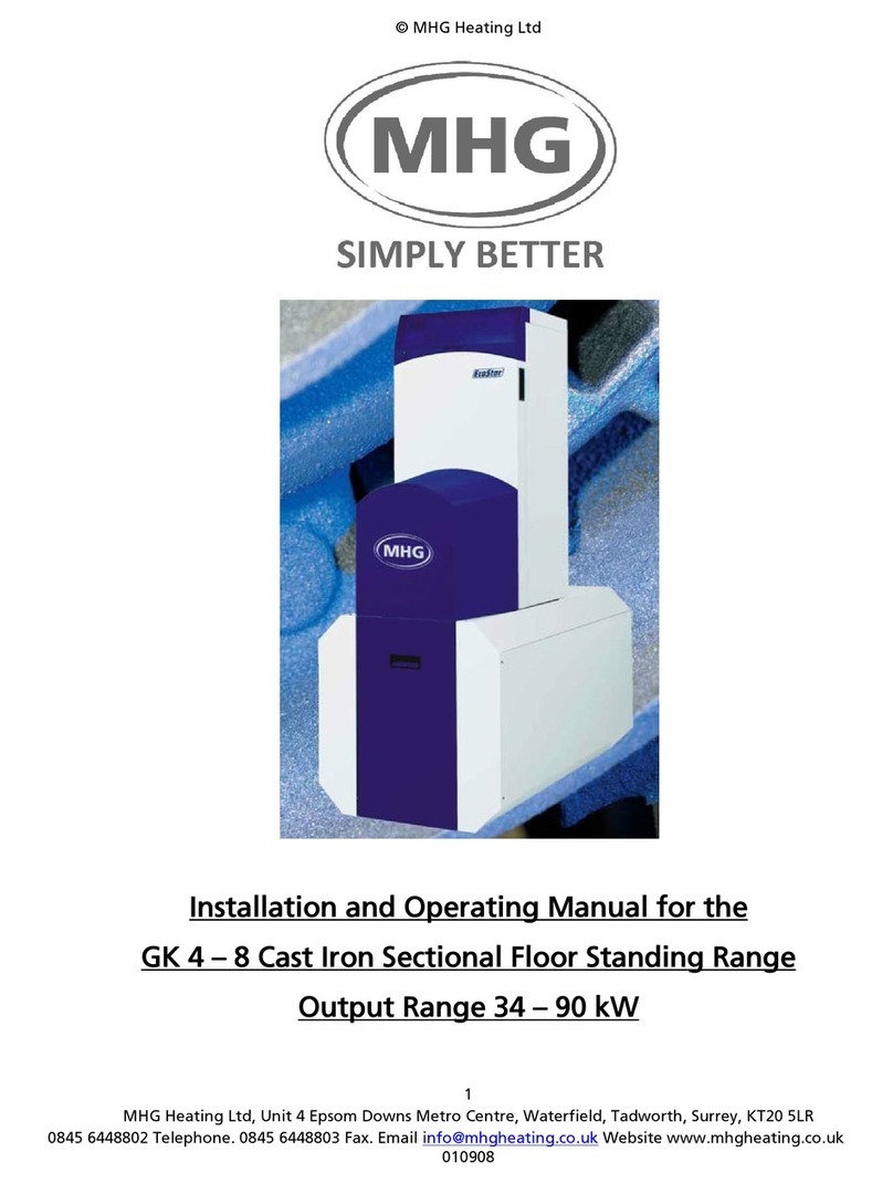 MHG Heating GK 4 Installation and operating manual