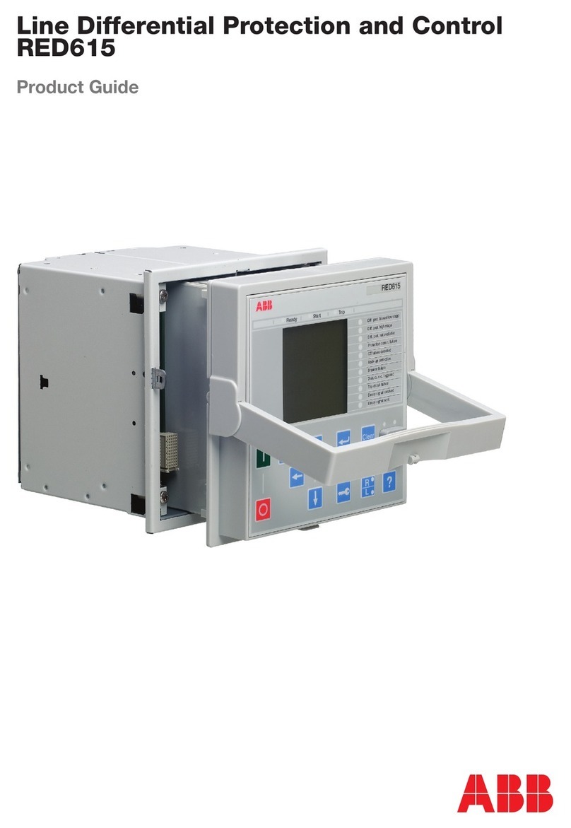 ABB RED615 ANSI User manual