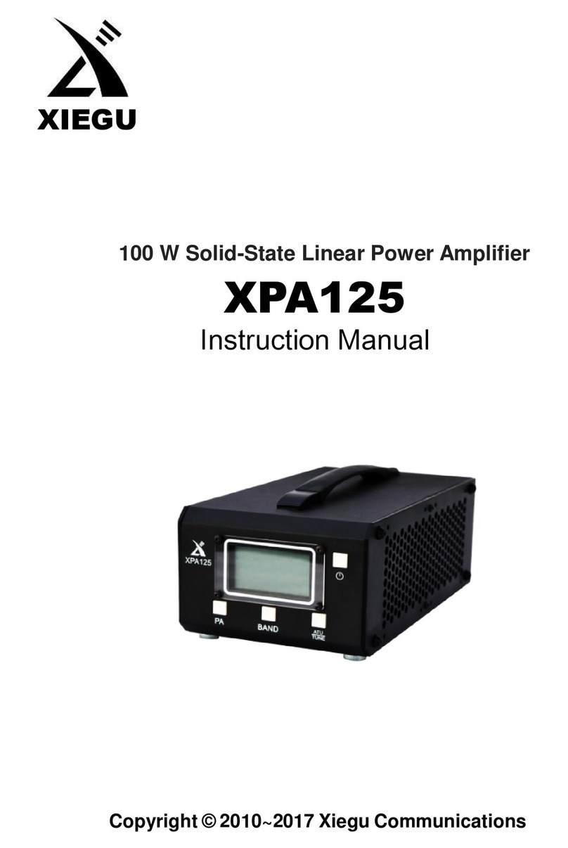 XIEGU XPA125 instruction manual