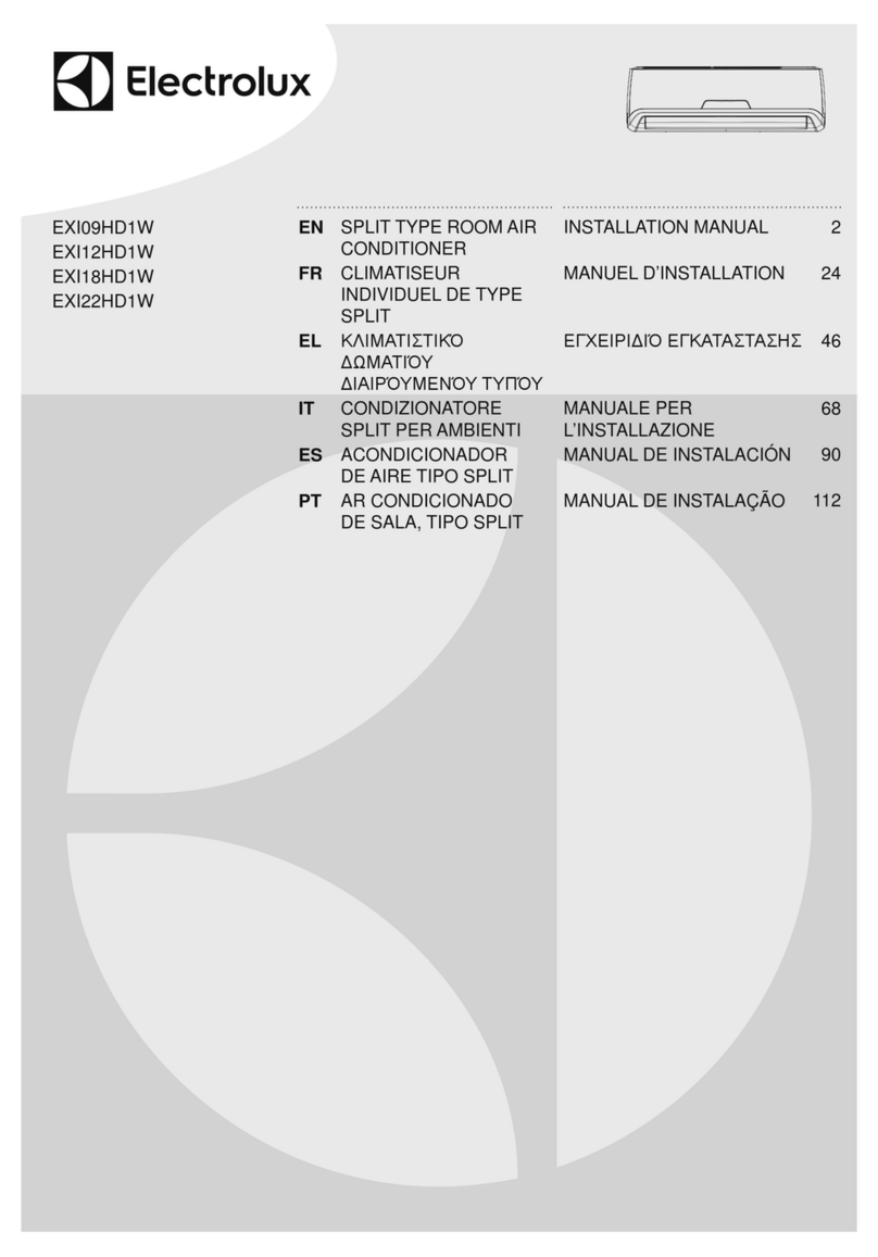 Electrolux EXI09HD1W User manual Electrolux EXI09HD1W User manual
