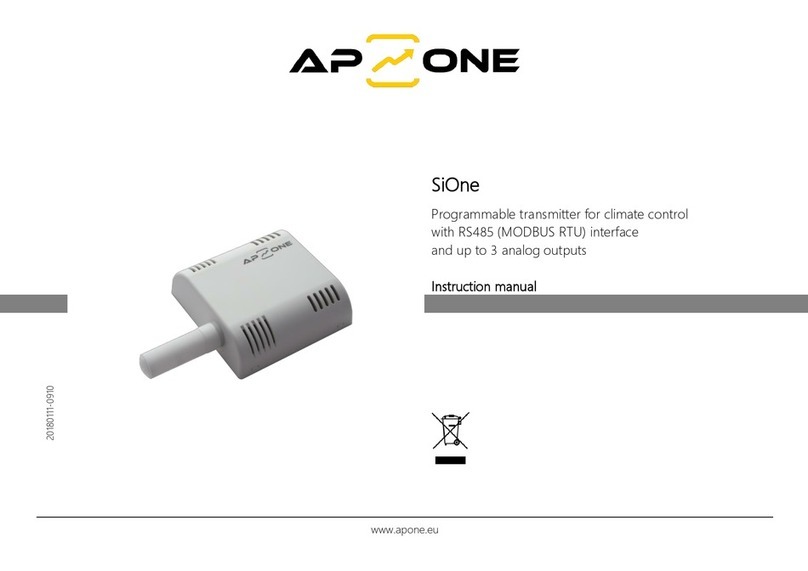 Apone SiOne instruction manual