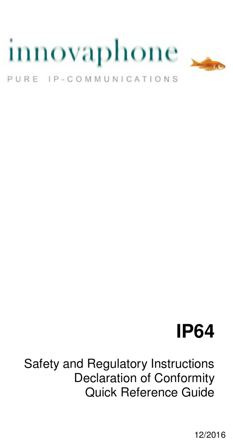 Innovaphone IP64 Quick reference guide Innovaphone IP64 Quick reference guide