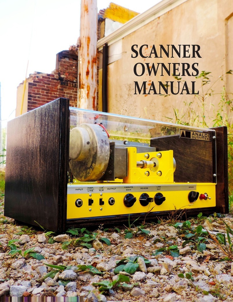 Analog Outfitters Scanner User manual